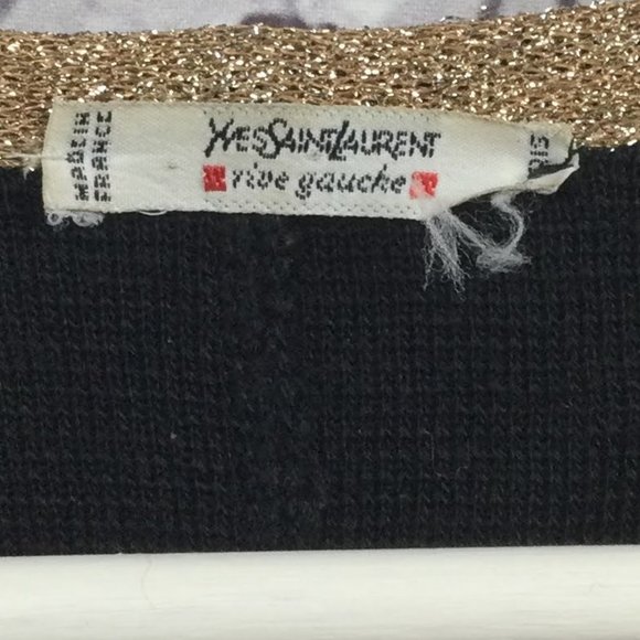 Vintage Yves Saint Laurent Black Cardigan Blazer - Picture 8 of 10